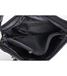 Дамска чанта от естествена кожа в черно Modelia-4 снимка