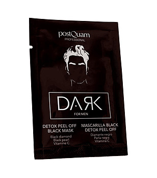 Детоксикираща черна маска с витамин С  за мъже 10 мл снимка
