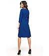 Синя рокля със 7/8 ръкави Marlita-1 снимка