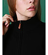 Дамска черна жилетка с кашмир Ginа-2 снимка