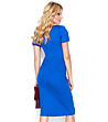 Елегантна рокля в синьо Elifia-3 снимка