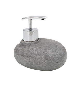 Сив диспенсър за течен сапун с нестандартен дизайн Pebble Stone снимка