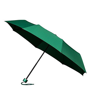 Ветроустойчив сгъваем чадър в зелено снимка