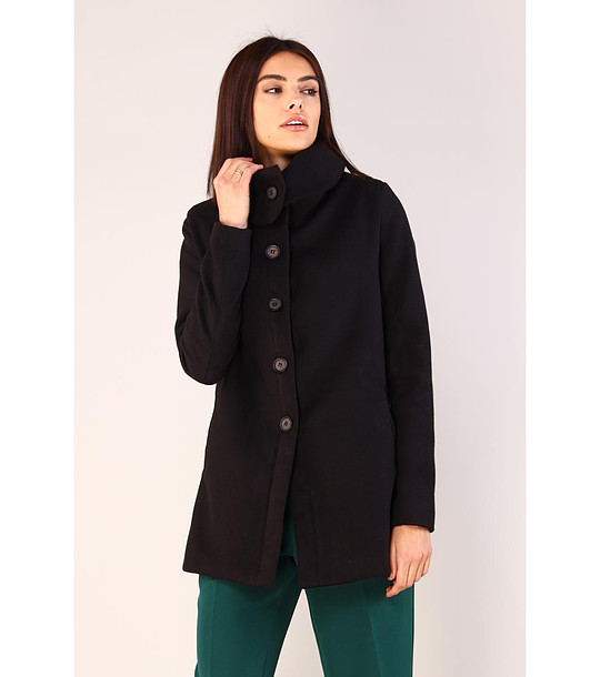 Дамско палто в черно снимка
