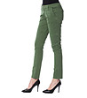 Дамски памучен панталон Rikita в зелен нюанс-2 снимка