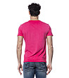 Памучна мъжка тениска в цвят циклама Cedric-1 снимка
