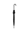 Черен елегантен чадър с къдрички-2 снимка