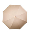 Ветроустойчив unisex чадър в бежово-1 снимка
