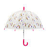 Детски чадър с многоцветен принт на еднорози-2 снимка