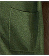 Жилетка с джобове в зелено, жълто и синьо Anika-3 снимка