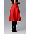 Червена пола Kiara с джобове-1 снимка