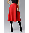 Червена пола Kiara с джобове-2 снимка