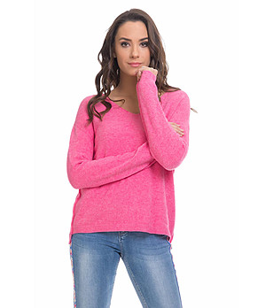 Розов дамски пуловер Axara снимка