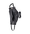 Черна дамска кожена чанта с нестандартен дизайн Modelia-3 снимка