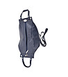 Тъмносиня дамска кожена чанта с нестандартен дизайн Modelia-3 снимка