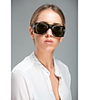 Дамски слънчеви очила с ефектен дизайн-0 снимка
