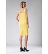 Елегантна жълта рокля Clemence-1 снимка