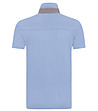 Светлосиня памучна мъжка блуза Darrell-1 снимка