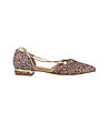 Дамски многоцветни обувки Aliza с блестящо покритие-0 снимка
