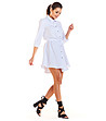 Бяла рокля с капси Gladis-4 снимка