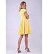 Елегантна жълта рокля Caren-1 снимка