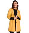 Елегантно дамско сако Sarah в жълто-2 снимка
