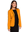 Жълто дамско сако с памук Chara-1 снимка