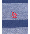 Раирана мъжка памучна блуза George в синьо-3 снимка