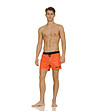 Плажни мъжки шорти в оранжево и черно Clark-0 снимка