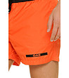 Плажни мъжки шорти в оранжево и черно Clark-3 снимка