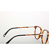 Дамски рамки за очила в оранжеви и кафяви нюанси-3 снимка