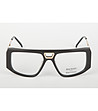 Дамски рамки за очила в черно и златисто с ефектен дизайн-1 снимка