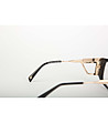 Дамски рамки за очила в черно и златисто с ефектен дизайн-3 снимка