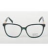 Ефектни дамски рамки за очила в зелен нюанс-1 снимка