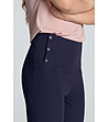 Тъмнолилав еластичен дамски панталон Zyla-4 снимка