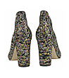Многоцветни дамски обувки с прорез в предната част Kelly-3 снимка