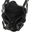 Черна дамска чанта от естествена кожа Fabiola-4 снимка