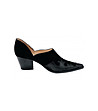 Черни дамски кожени обувки Blasa-0 снимка