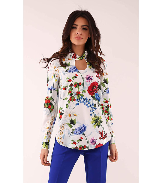 Дамска блуза с многоцветен принт Calia снимка