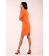 Оранжева рокля с джобове Merlina-1 снимка
