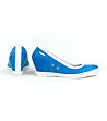 Дамски кожени обувки в синьо и бяло Antonia-2 снимка