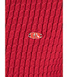 Памучна мъжка жилетка Pierre в червен нюанс-3 снимка