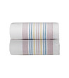 Бяла кърпа с многоцветни кантове Cyprus 30х50 см-0 снимка