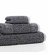 Кърпа за баня в меланж на черно и бяло Fusion  50х100  см-2 снимка