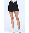Черна дънкова пола с контрастни кантове Judy-0 снимка