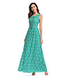 Зелена дълга рокля на цветя Hola-0 снимка