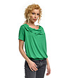 Зелена дамска блуза Isabel-2 снимка