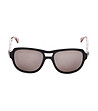 Черни дамски слънчеви очила с раирани дръжки Marisa-1 снимка