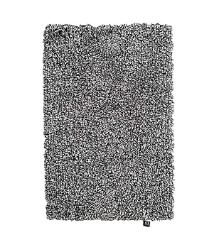 Пухкава постелка за баня в черно и бяло Fusion 50х80 см снимка
