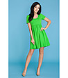 Зелена памучна рокля Betta-0 снимка